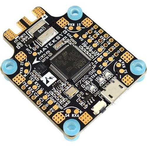 Matek System F722-SE F7 Dual Gryo Flight Controller w/ OSD BEC Current Sensor Black Box for RC Drone