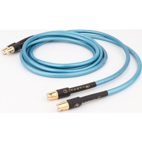 CARDAS Cross RCA Interconnect Audio Cable HIFI Audio RCA Cable With Gold/Silver Plated RCA Connector