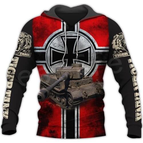 Tessffel Hot Games World of Tanks Tiger Tanks Funny NewFashion Tracksuit 3DPrint Zipper/Hoodies/Sweatshirts/Jacket/Men/Women A15