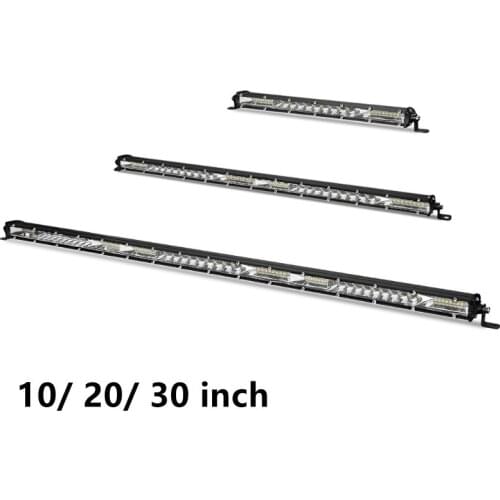10‘’ 20‘’ 30 inch 12V 24V Ultra Slim LED Light Bar Combo 4x4 For Jeep UAZ Tractor Truck Boat SUV ATV UTV Car Retrofit Styling