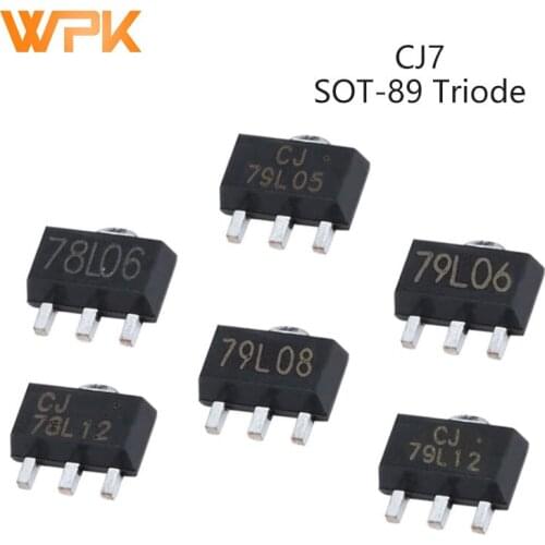 10Pcs Positive Voltage Regulator Triode Transistor SOT-89 CJ78L05 CJ78L06 CJ78L08 CJ78L12 CJ78L15 CJ79L05 5V CJ79L06 6V IC