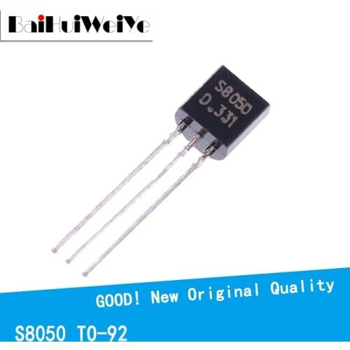100PCS/LOTE S8050 TO-92 8050 TO92 new triode transistor 0.5A/40V NPN New Original Good Quality Chipset