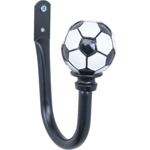 50% Hot Sale 1Pc Wall Mounted U Shape Football Curtain Hold Backs Tie Hook Holder Home Decor