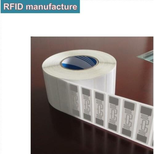 75*30mm 10pc Alien 9662 chip antenna 940-960mhz long range passive uhf epc gen2 rfid Adhesive sticker paper uhf rfid labels tag