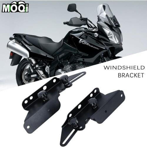 Motorcycle Accessories Windshield Bracket Adjusters Windscreen Support Holder Kits For Suzuki Vstrom DL1000 V-strom DL650 DL 650