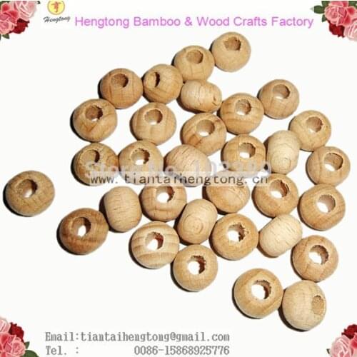Free shipping 250pcs/pack cheap 10*12mm round wooden bead, natural color beech wood bead,accessory bead without varnish