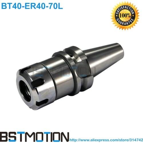 Free shipping for BT40-ER40-80mm ER Collet Chuck Holder BT40 80mm Shank Chuck Arbor for ER40