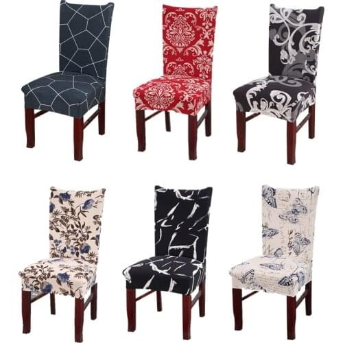 Deamworld Chair Covers Spandex Stretch Covers for Kitchen Chairs Universal Chair Cover with Back for Wedding Computer Decoration