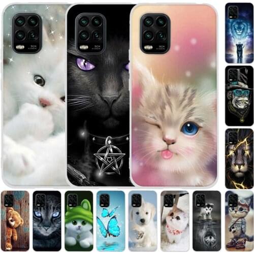 For Xiaomi Mi 10 Lite Case Silicone Soft TPU Cover Case For Xiaomi Mi 10 Lite Case Coque For Xiaomi Xiomi 10 Lite Cases Bumper