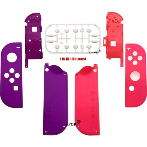 For Nintend Switch NS Joy Con Replacement Housing Shell Cover for JoyCons Controller shell Case Purple Pink Dropshipping