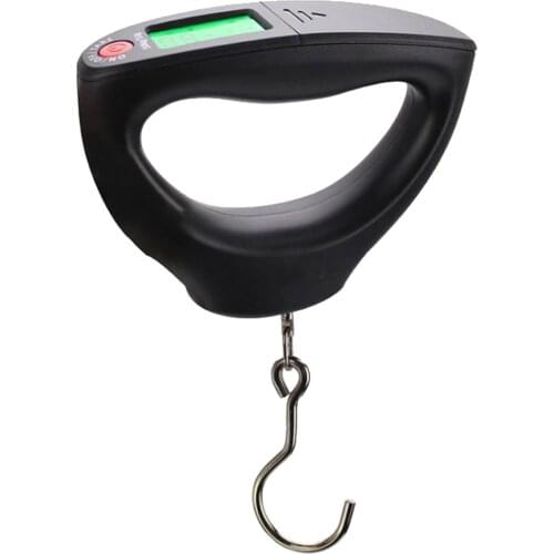 100lbs Digital Travel Fishing Scale Luggage Postal Hanging Hook Electronic Scale