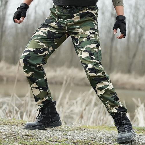 Desert Camouflage Military Jogger Pants Men 2021 Pure Cotton Mens Spring Autumn Tactical Pants Men Comfortable Trouser Camo Pant