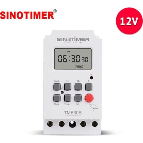 SINOTIMER TM630S Heavy Load 7 Days Lighting Electronic Digital Weekly Timer With 2 Second Interval And Direct Output Power