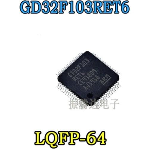New GD32F103RET6 GD32F103RE GD32F103 LQFP-64