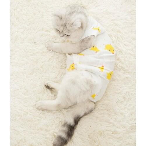 Cat Casting Clothes Anti Petting Suit Comfortable Cat Recovery Clothes Female Male Cat Vest All Season Clothes Accessories