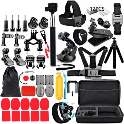 Gopro Accessories Set 84 in 1 Type A For Hero 8 7 SJCAM / XiaoYi Chest Strap Headband Sports Camera OSMO Action Accessories
