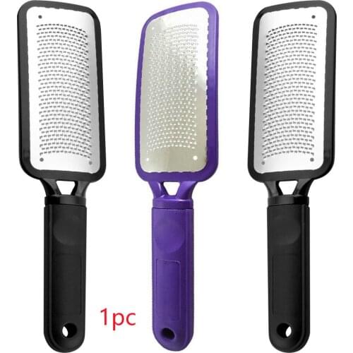 Foot File Feet Care Stainless Steel Rasp Mesh Exfoliating Scrub Pedicure Portable Practical Callus Scraper Foot File L0725