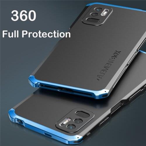 Shockproof Metal Armor Case For Xiaomi Redmi Note 8 Pro Case Aluminum Frame Matte PC Cover For Redmi Note 10 6 7 Pro Cases Funda