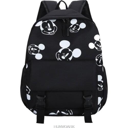 Disney Micky Schoolbag Women high school student Backpack Candy Color junior school students capacity campus School Backpack