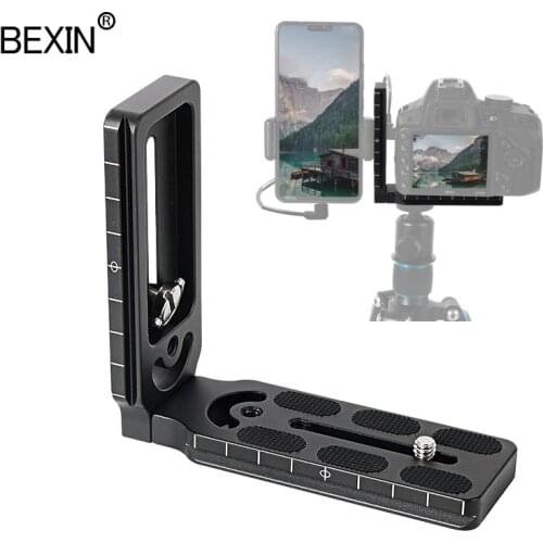 Universal camera l bracket plate quick release plate L shape plate dslr mount adapter holder for CamFi controller arca camera