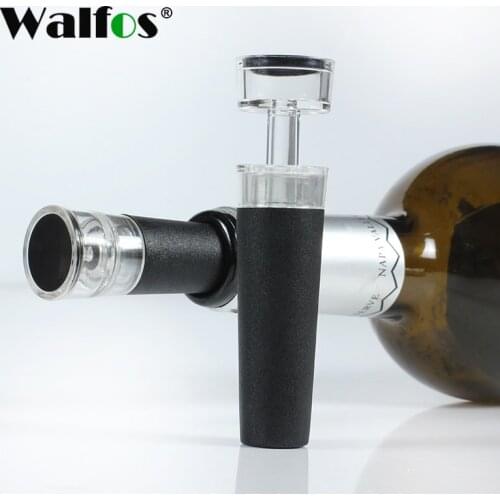 WALFOS Red Wine Champagne Bottle Preserver Air Pump Stopper Vacuum Sealed SaverWine Vacuum Stopper Wine Vacuum Air Pump Sealer