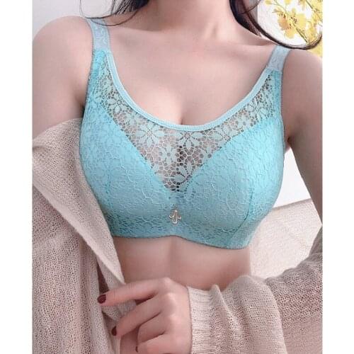 Meizimei Bras for Women Lace Sexy Lingerie Underwear Bralette Underwire Small Cup Brassiere Girls Intimates Thin Super Push Up