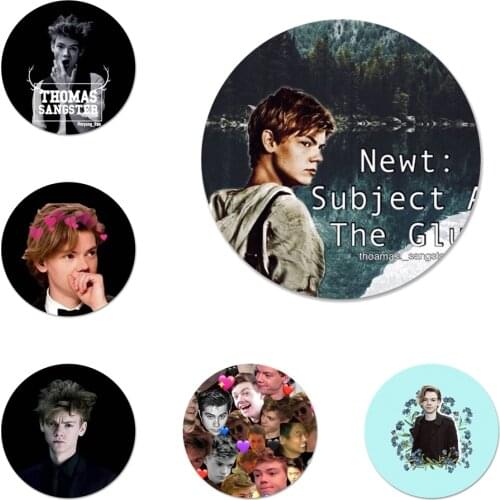 Thomas Brodie Sangster Tv Icons Pins Badge Decoration Brooches Metal Badges For Backpack Decoration 58mm