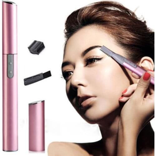 1pc Electric Face Mens Eyebrow Scissors Nose Ear Hair Trimmer Mini Portable Women Body Shaver Remover Blade Razor Epilator