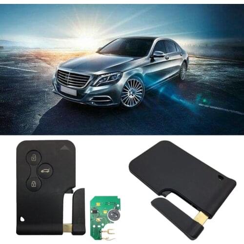 3 Button 433Mhz 7947 Chip With Emergency Insert Blade Smart Remote Key for renault Megane Scenic 2003-2008 Card