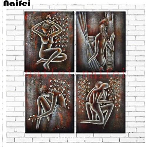 Diy Diamond Painting Bronze Abstract Body Art Painting Full Square Round Drill Diamond Embroidery Rhinestone Mosaic Home Decor