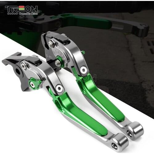 For Kawasaki ZX100SX NINJA1000 Z1000/R Z900RS ZX6R Motorcycle CNC Aluminum Extendable Brake Clutch Lever Handle Accessories