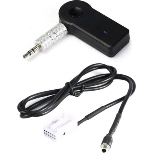 Biurlink RD4 Car Radio Wireless Bluetooth AUX USB Receiver RD4 Female Jack Audio Cable Adapter for Citroen C2 C5