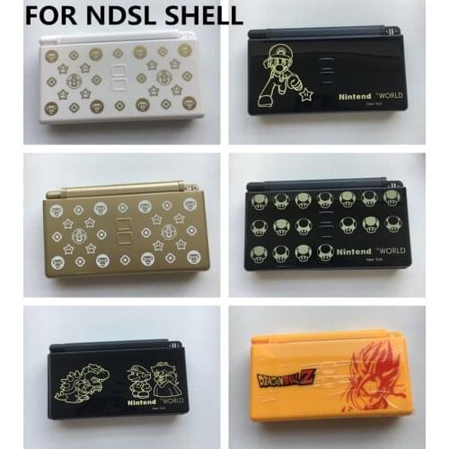 Housing Shell Cover Case for Nintendo DS Lite Console Shell Case Full Buttons Kit with Screwdriver for NDS Lite NDSL Shell