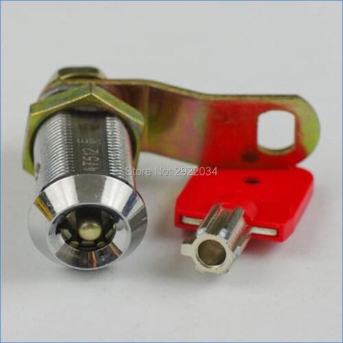 RayLock pack of 10 chrome plated disc plum blossom key cam lock 32mm