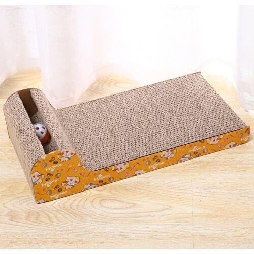 Pet Cat Scratcher Funny Toy Corrugated Board Grinding Claw Plate Catnip Climbing Frame Scraper Mat Pad Gatos Accesorios