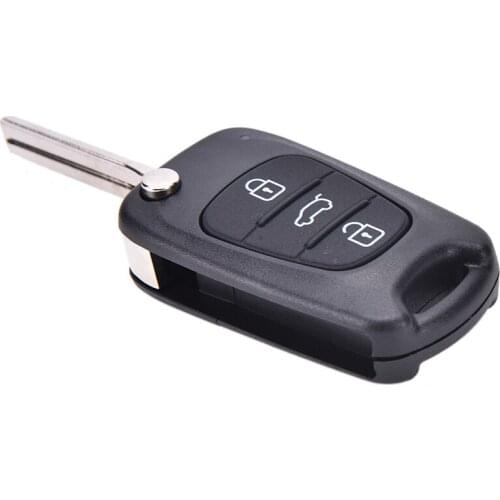 New Remote Folding Key Shell Case 3 Buttons Fob For Hyundai I20 I30 IX35 I35