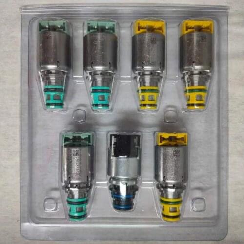 OEM 7X 6T45E 6T40E 6t40 6t45 Transmission Solenoid Kit For Chevrolet Cruze Equinox Buick 6 / set Brand new for Cruze Chevrolet