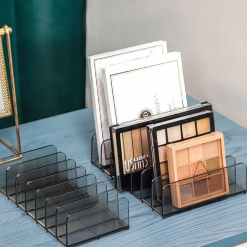 Eyeshadow Palette Organizer Powder Cake Storage Box Makeup Tools Holder Compartment Desktop Storage Box