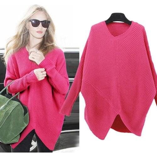 Autumn Winter Sweaters Women Long Batwing Sleeve Pullover Sweater Ladies Family Look Vintage Christmas Sweater Woman Knitwears