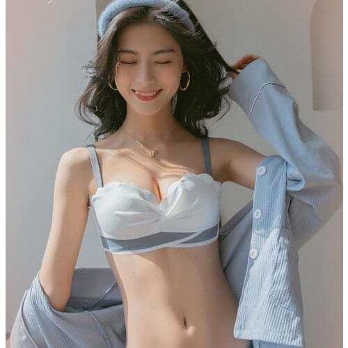 Sexy Push Up Bra Set Women Wireless Seamless Bra and Panty SEt Adjustable Breathable Soft Lingerie Sets Female Underwear