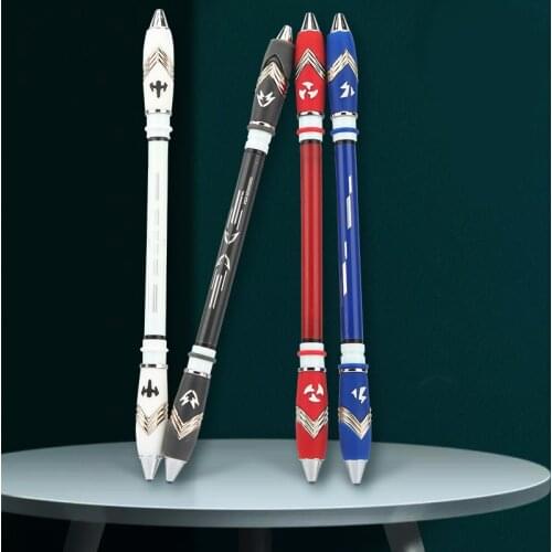 Pen Spinning Tactical Anti Stress Pen Mod for Writing Kawaii Stationery Creative Multi Function Black Funny Pens School Supplies