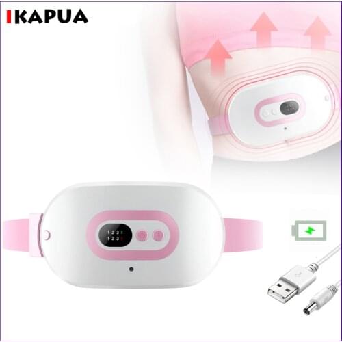 Warm Palace Belt Electric Heating Uterus Acupoints Vibrating Massage Relieve Menstrual Pain Massage the Waist Abdomen