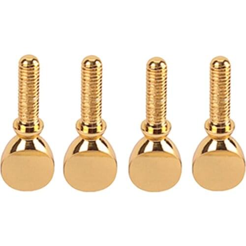 4 Pieces Mouthpiece Metal Ligature Screws for Sax Saxophone Saxophone Parts