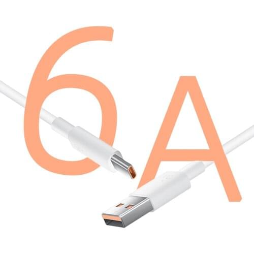 Newest 6A Usb Type C Cable Charger Turbo Fast Charging for Huawei P50 Xiaomi Mi 11 10 Pro 5G 9 Redmi Note10 K30s Tipo C
