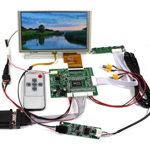6.2inch 800x480 LCD Controller VGA AV Board Touch Screen CLAA062LA01CW HSD062IDW1
