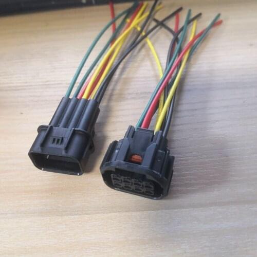 1set 8 Pin/Way Male Or Female Connector LED Headlight Speaker Plug For Honda Civic Odyssey XRV VEZEL 6181-6850 6189-7423