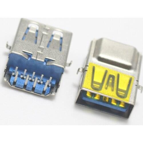 2pcs Female USB 2.0 Port Jack Socket Connector Pin for Dell ASUS HP laptops Computer Notebook Repair Accessories 1.7cm