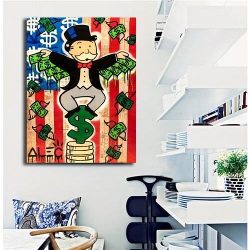Alec Monopolyingly On The Cross Canvas Prints Picture Modular Paintings For Living Room Poster On The Wall Home Decor