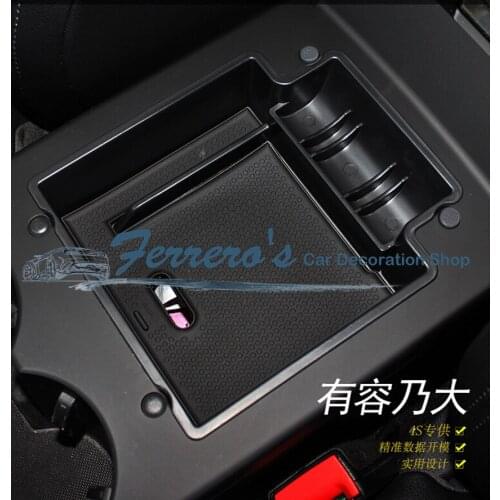 Free shipping car cover car sticker central armrest store content box for Porsche macan