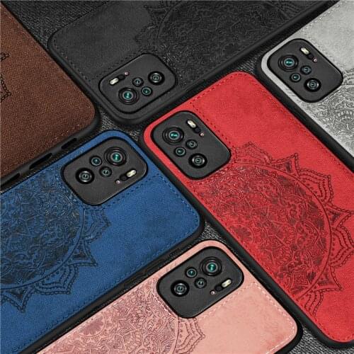 For Xiaomi Redmi Note 10 Case Pattern Texture Printing Cotton Fabric Cover For Redmi Note 10 Pro Case for Redmi Note 10 10 Pro
